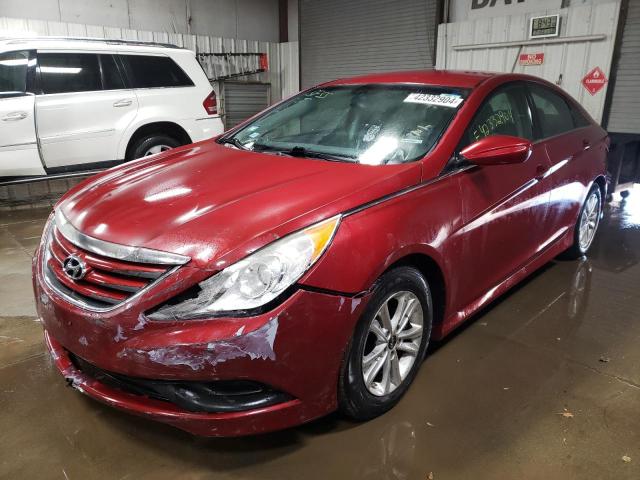 Image 1 of 2014 HYUNDAI SONATA GLS 2014 with VIN 5NPEB4AC5EH940000