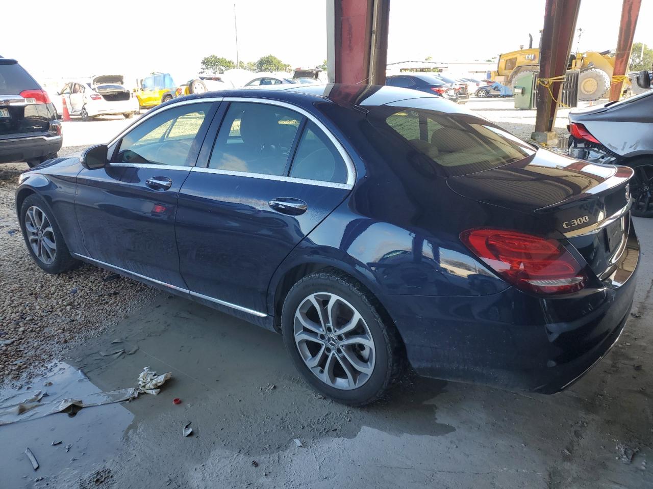 Image 2 of 2017 MERCEDES-BENZ C 300 4MATIC 2017 with VIN 55SWF4KB0HU216506