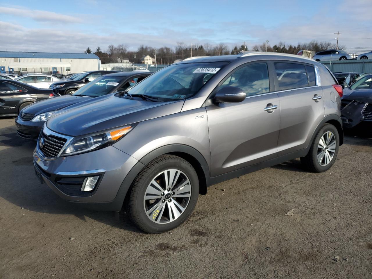 Image 1 of 2014 KIA SPORTAGE EX 2014 with VIN KNDPCCAC5E7612242