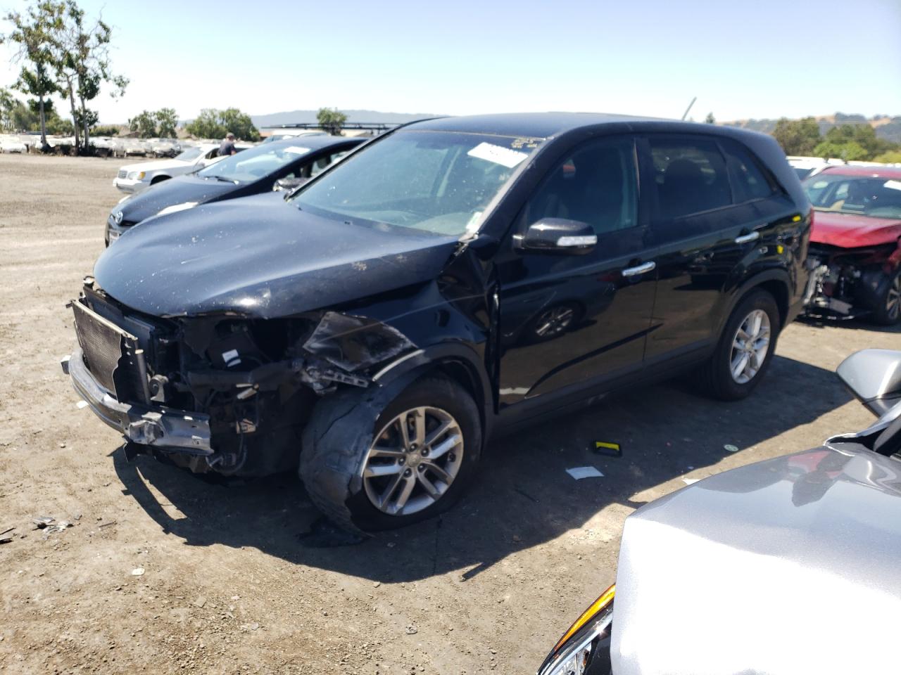 Изображение 1 2014 KIA SORENTO LX 2014 с VIN 5XYKT3A64EG428238