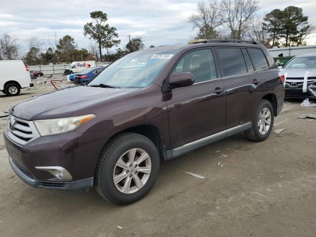 Image 1 of 2012 TOYOTA HIGHLANDER BASE 2012 with VIN 5TDBK3EH7CS111908