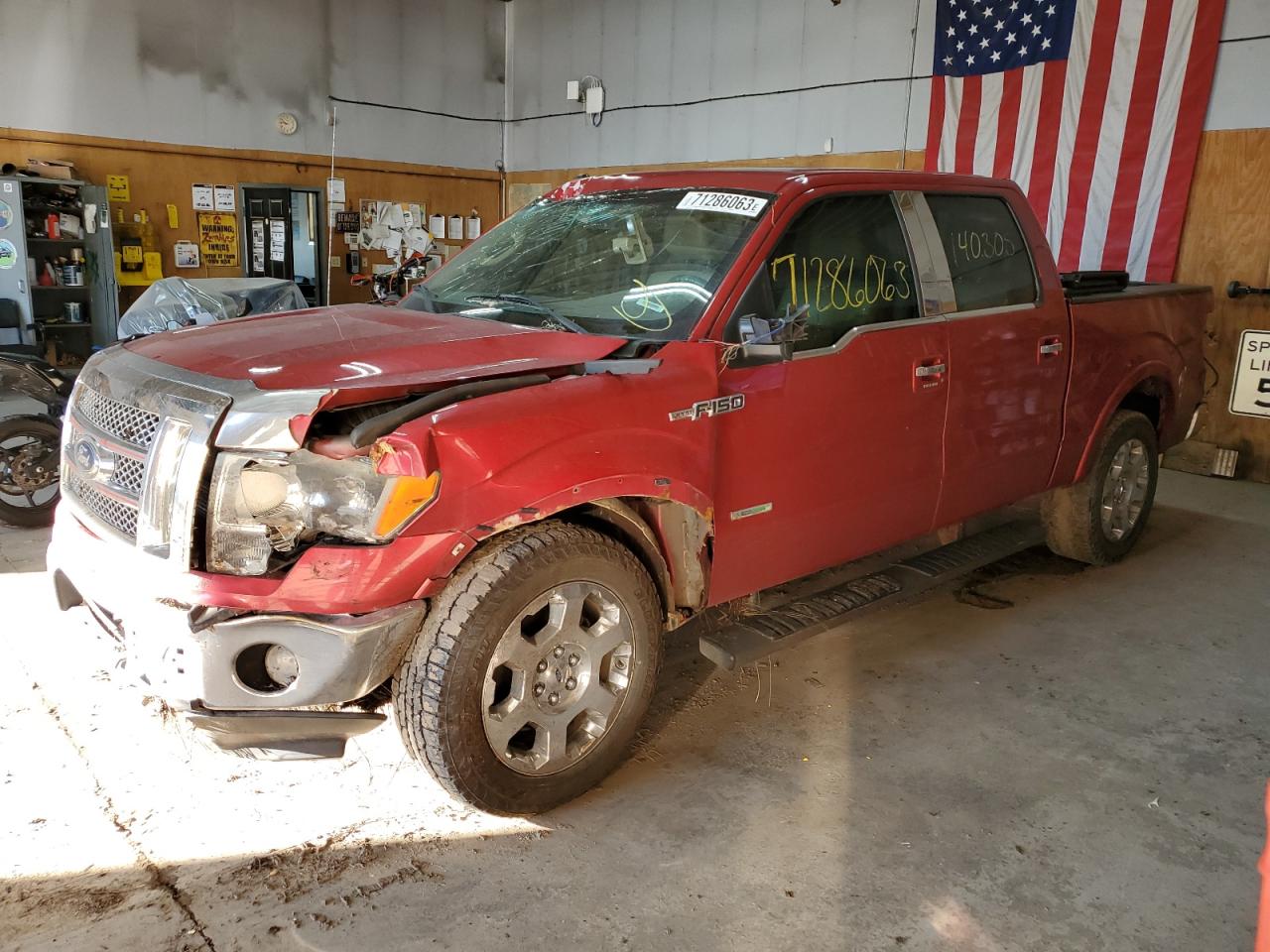 Image 1 of 2011 FORD F150 SUPERCREW 2011 with VIN 1FTFW1ET8BFB34790