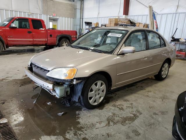 Изображение 1 2001 HONDA CIVIC EX 2001 с VIN 1HGES26771L068510