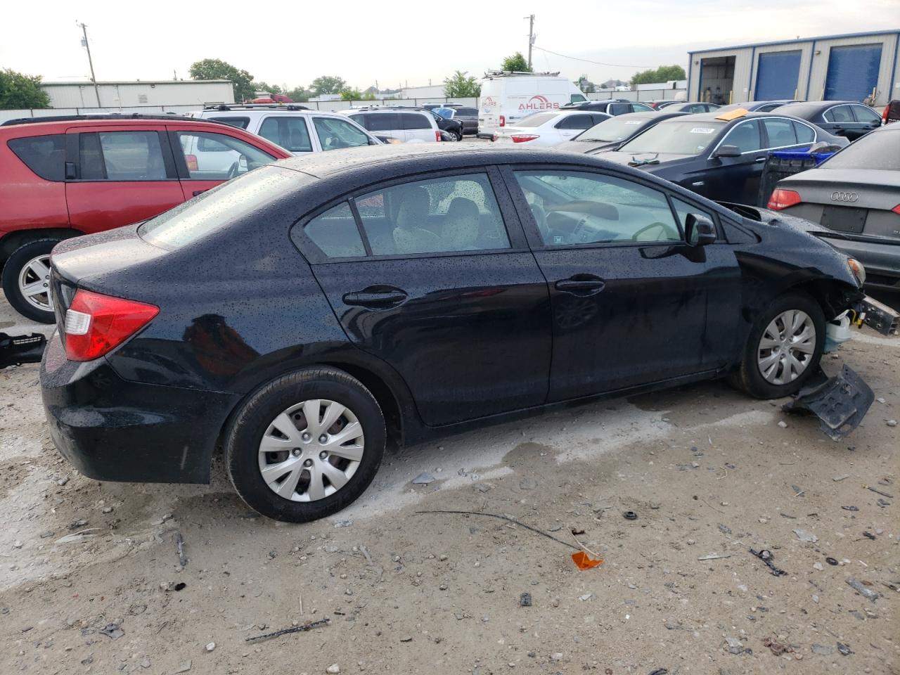 Image 3 of 2012 HONDA CIVIC LX 2012 with VIN 2HGFB2F57CH580626
