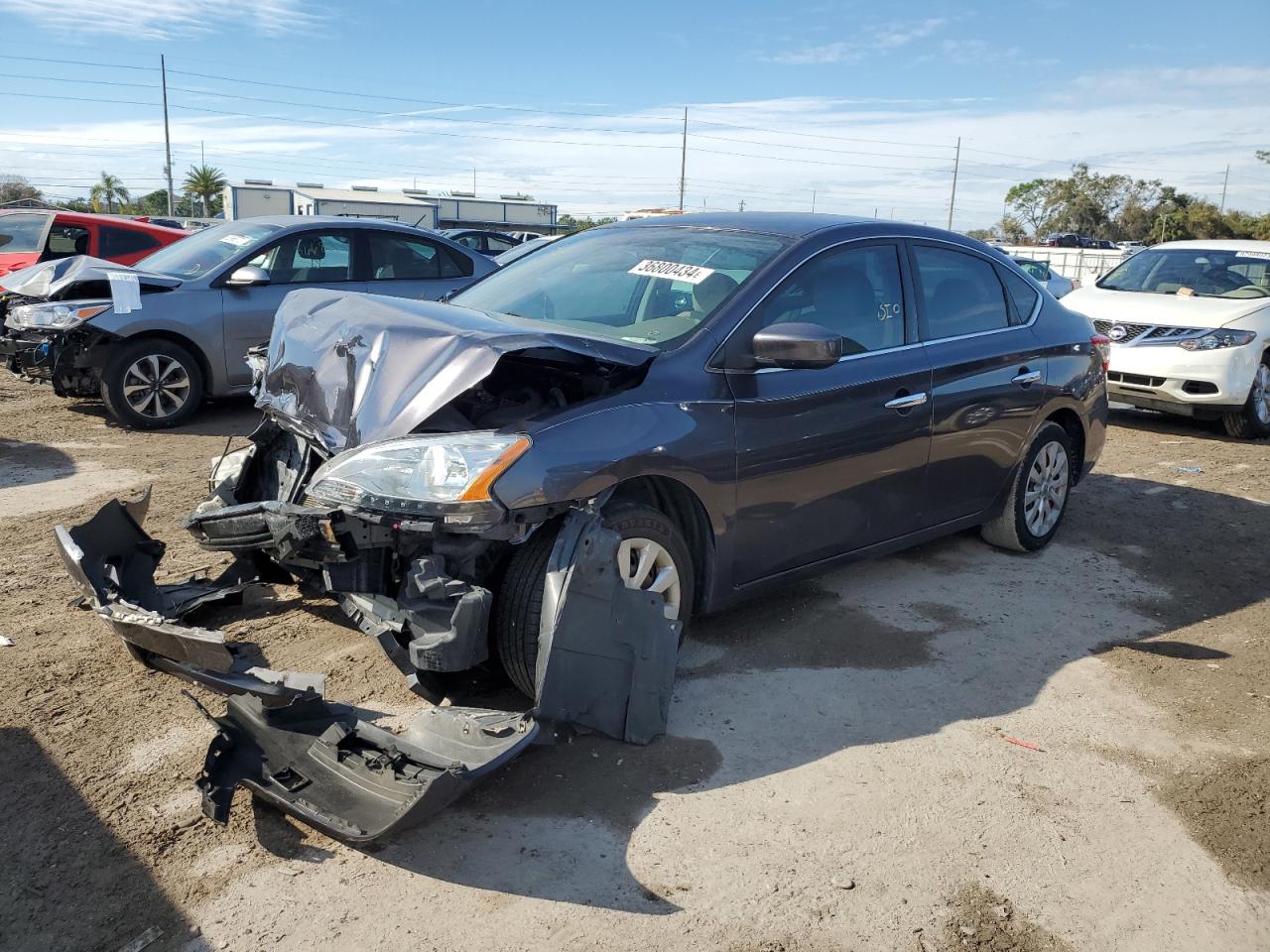 Image 1 of 2014 NISSAN SENTRA S 2014 with VIN 3N1AB7AP3EY255017
