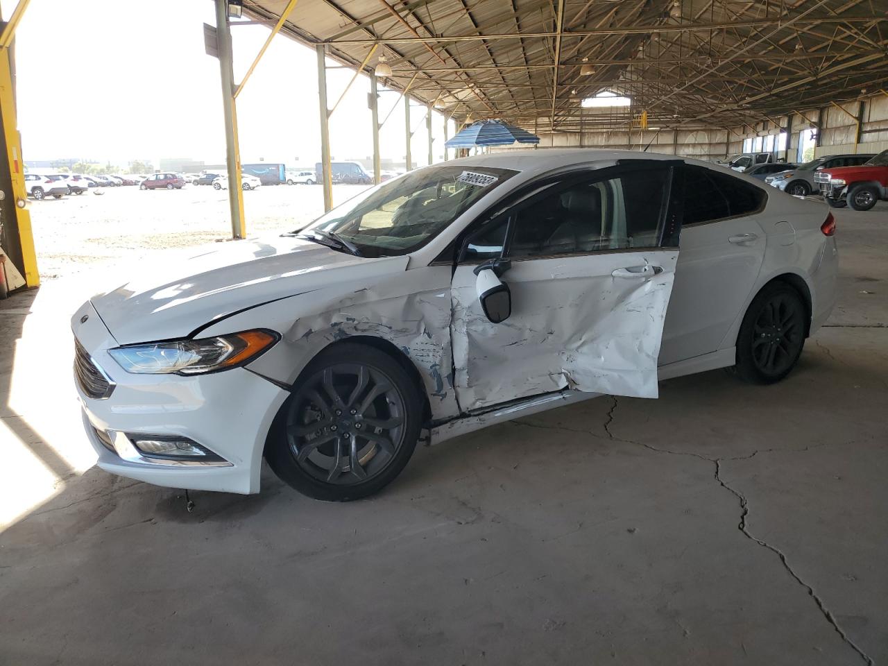 Image 1 of 2018 FORD FUSION SE 2018 with VIN 3FA6P0HD8JR136428