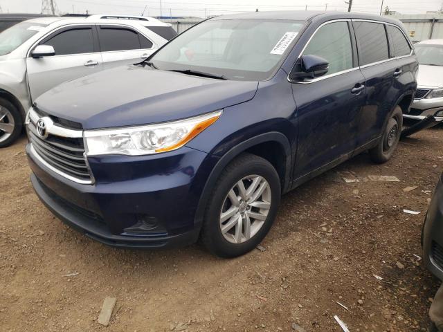 Image 1 of 2015 TOYOTA HIGHLANDER LE 2015 with VIN 5TDZARFH5FS013998