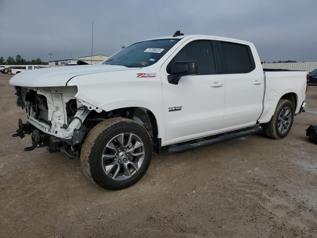 Image 1 of 2021 CHEVROLET SILVERADO K1500 RST 2021 with VIN 1GCUYEED6MZ431138