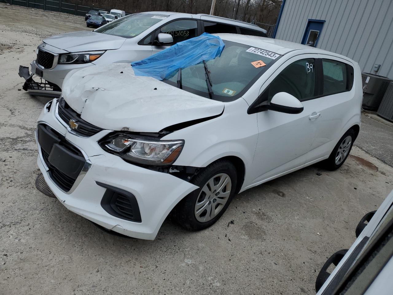 Image 1 of 2020 CHEVROLET SONIC  2020 with VIN 1G1JG6SB8L4104629