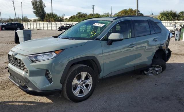Image 1 of 2019 TOYOTA RAV4 XLE 2019 with VIN JTMP1RFV2KD026369