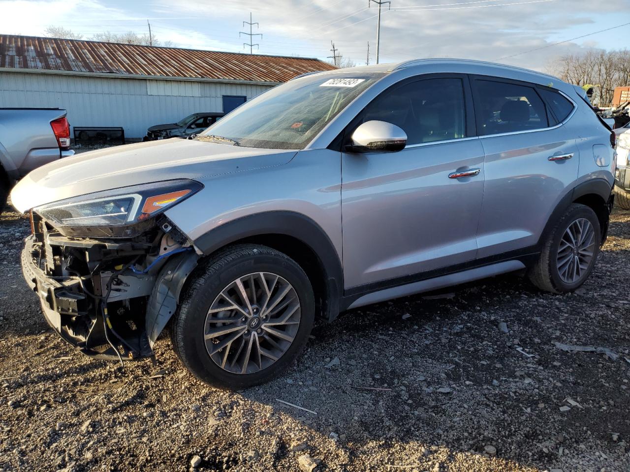 Image 1 of 2021 HYUNDAI TUCSON LIMITED 2021 with VIN KM8J3CAL2MU341268