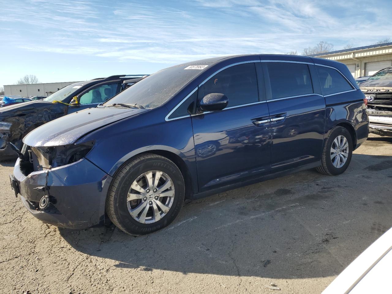 Изображение 1 2016 HONDA ODYSSEY SE 2016 с VIN 5FNRL5H3XGB004594