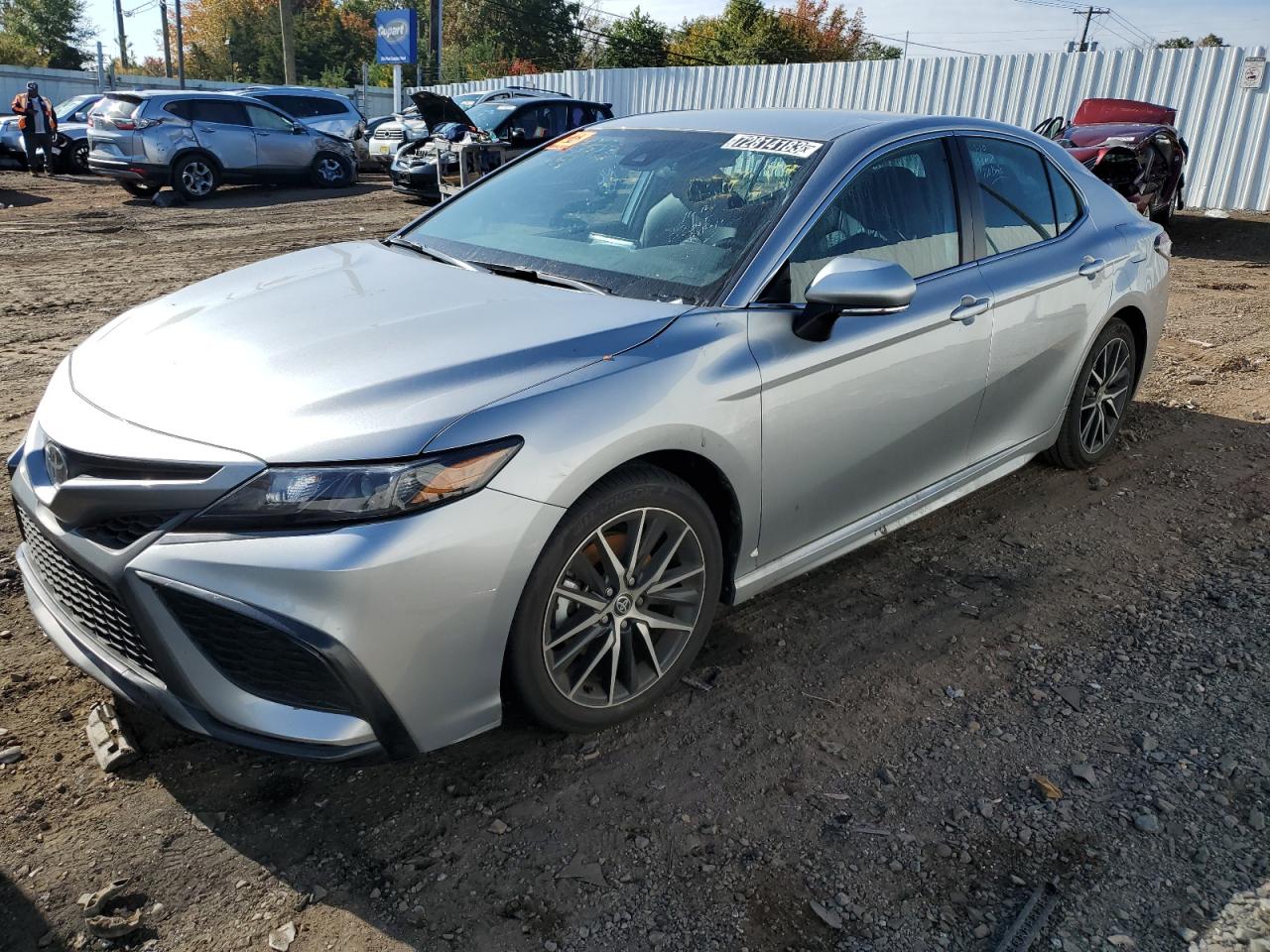 Image 1 of 2023 TOYOTA CAMRY SE NIGHT SHADE 2023 with VIN 4T1G11AK7PU799467