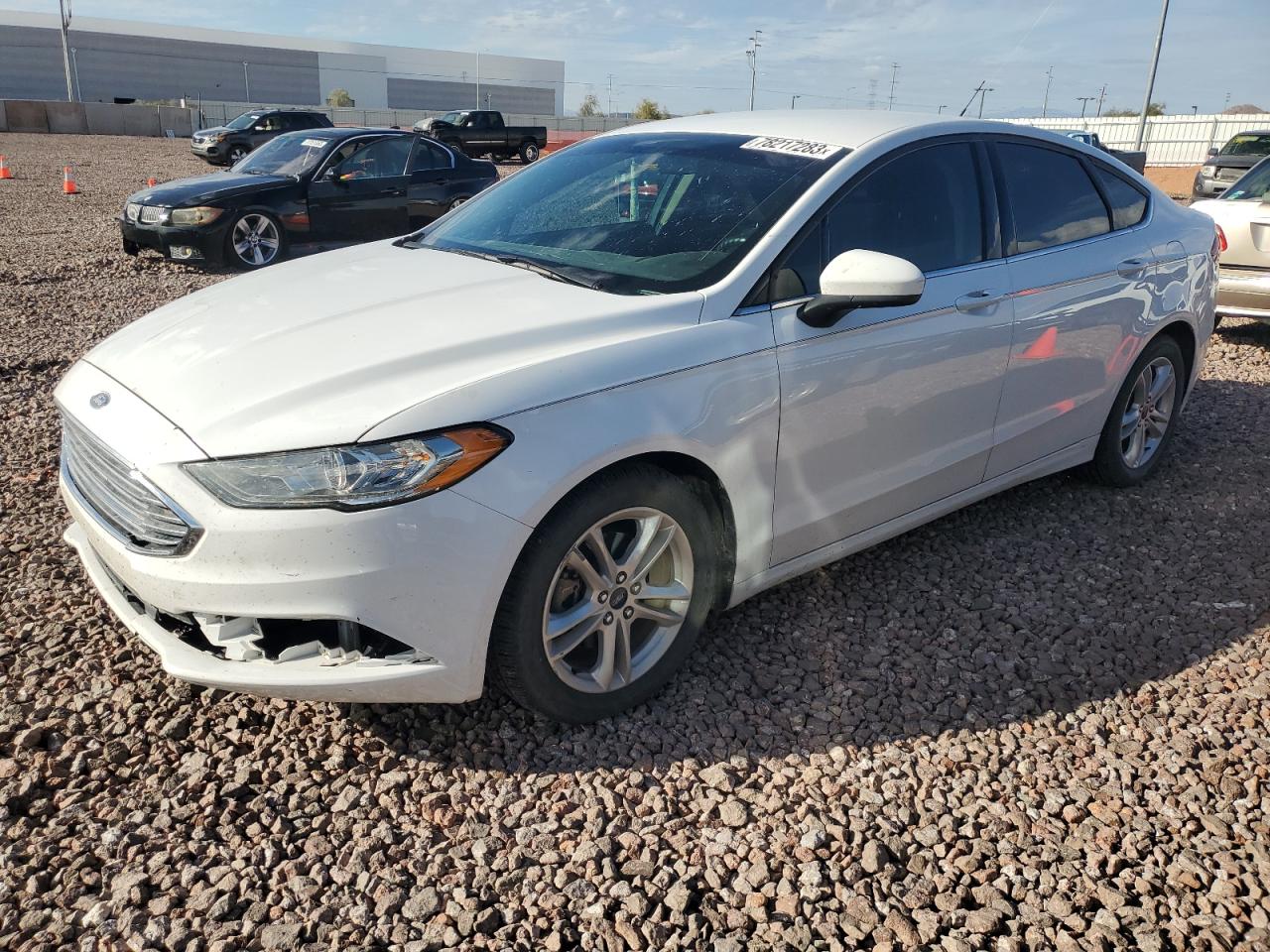 Image 1 of 2018 FORD FUSION SE 2018 with VIN 3FA6P0HD4JR187375