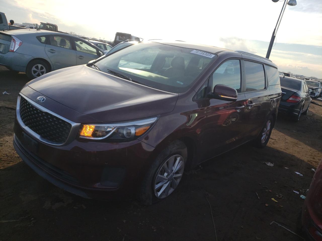 Image 1 of 2018 KIA SEDONA LX 2018 with VIN KNDMB5C16J6385978