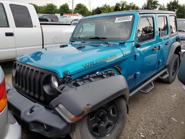 Изображение 2 2019 JEEP WRANGLER UNLIMITED SPORT 2019 с VIN 1C4HJXDGXKW604817