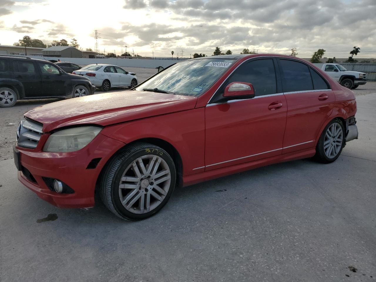 Image 1 of 2008 MERCEDES-BENZ C 300 2008 with VIN WDDGF54X88F072144