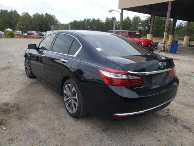 Image 3 of 2016 HONDA ACCORD LX 2016 with VIN 1HGCR2F38GA006828