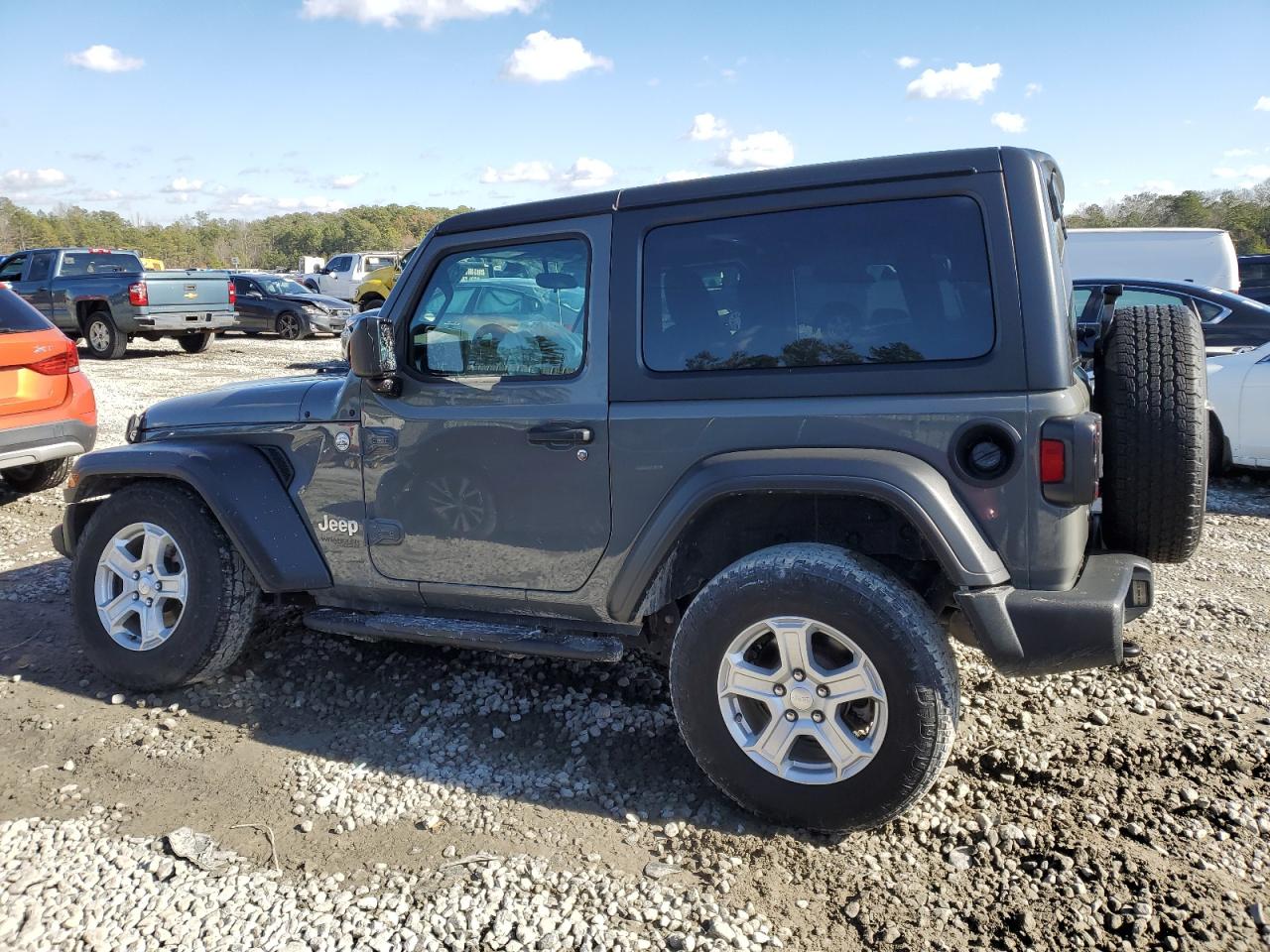 Image 2 of 2020 JEEP WRANGLER SPORT 2020 with VIN 1C4GJXAG6LW180604