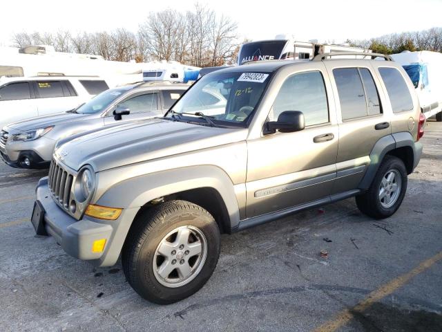 Image 1 of 2006 JEEP LIBERTY SPORT 2006 with VIN 1J4GL48KX6W108435