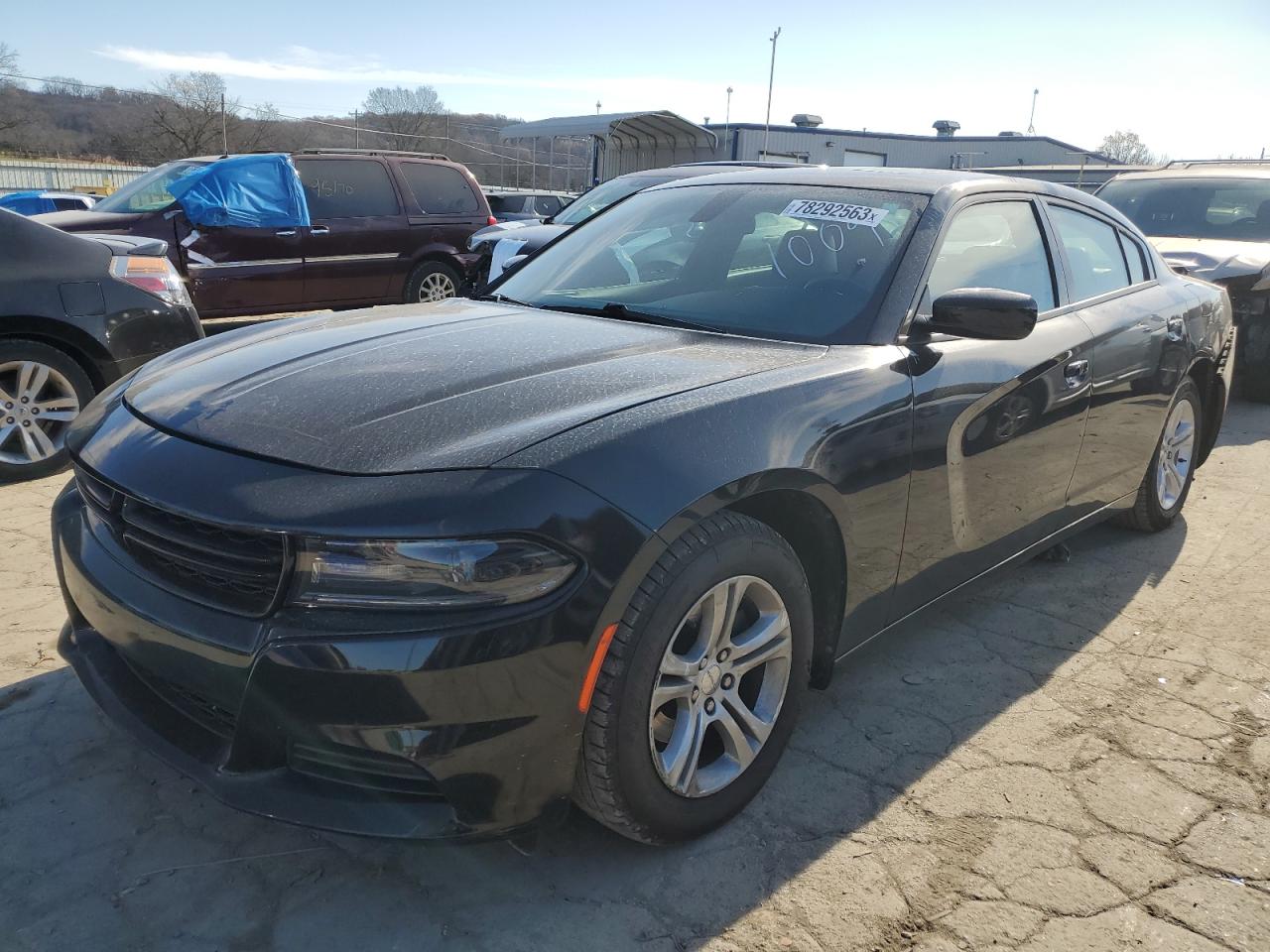 Image 1 of 2019 DODGE CHARGER SXT 2019 with VIN 2C3CDXBG1KH661009
