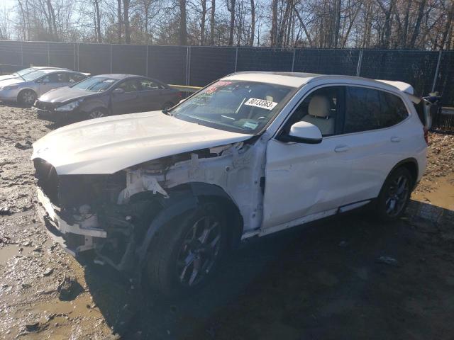 Image 1 of 2021 BMW X3 XDRIVE30I 2021 with VIN 5UXTY5C06M9D87235