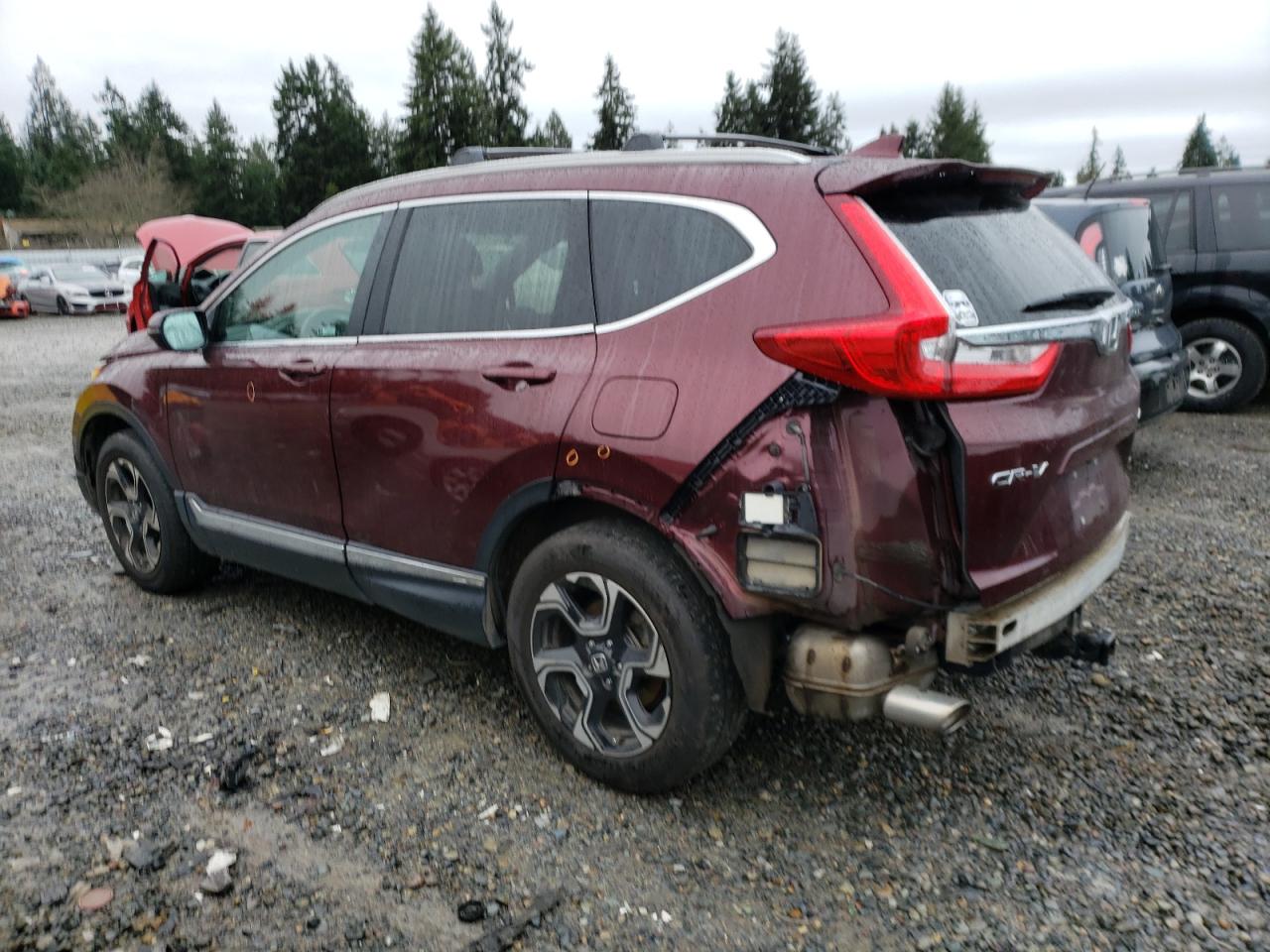 Image 2 of 2017 HONDA CR-V TOURING 2017 with VIN 2HKRW2H96HH614778