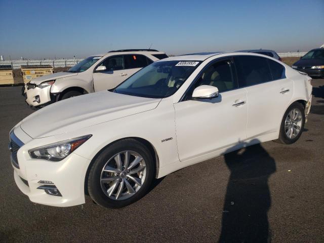 Image 1 of 2015 INFINITI Q50 HYBRID PREMIUM 2015 with VIN JN1AV7AP6FM790340