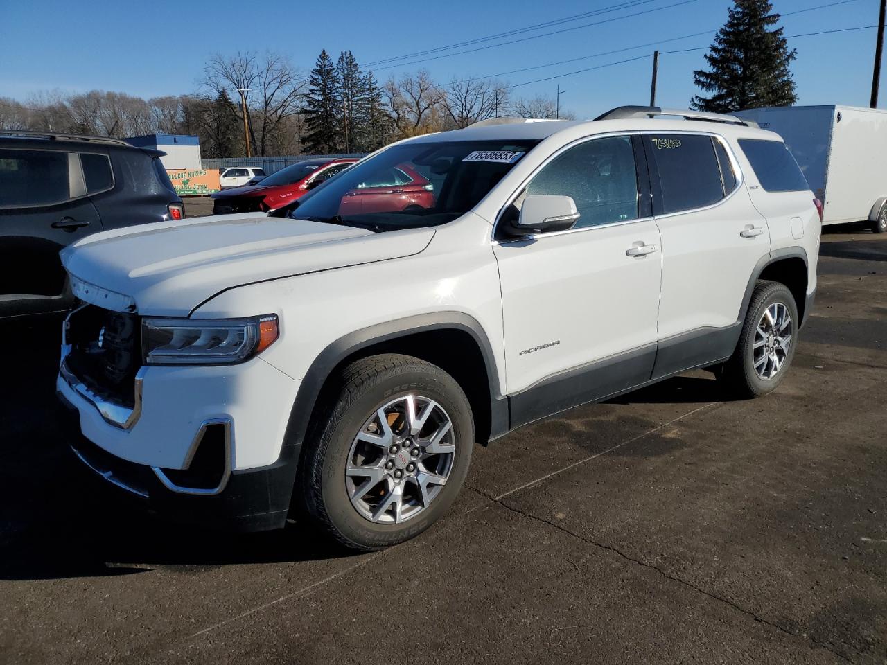 Image 1 of 2020 GMC ACADIA SLT 2020 with VIN 1GKKNUL44LZ201937