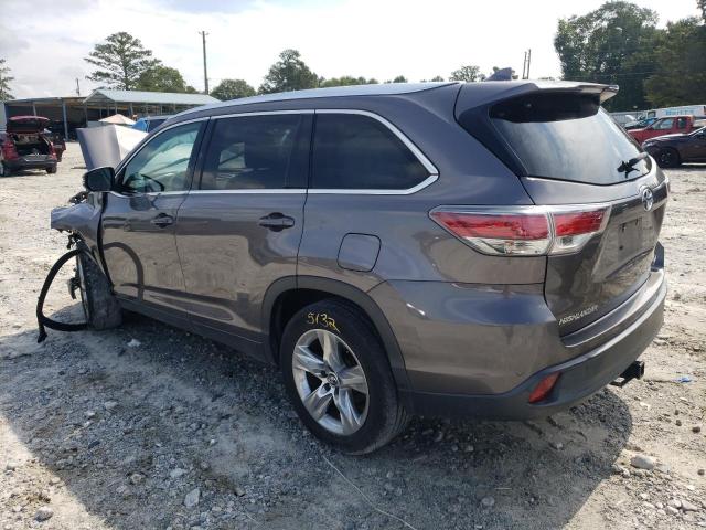 Изображение 2 2016 TOYOTA HIGHLANDER LIMITED 2016 с VIN 5TDYKRFH1GS186766