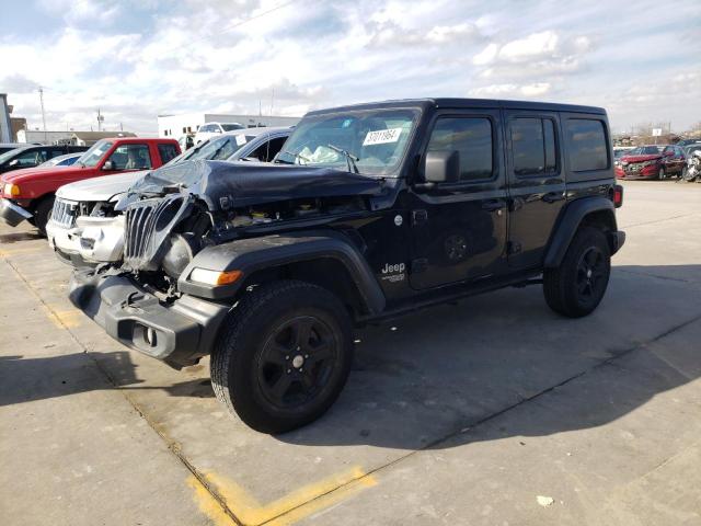 Image 1 of 2020 JEEP WRANGLER UNLIMITED SPORT 2020 with VIN 1C4HJXDN4LW124384
