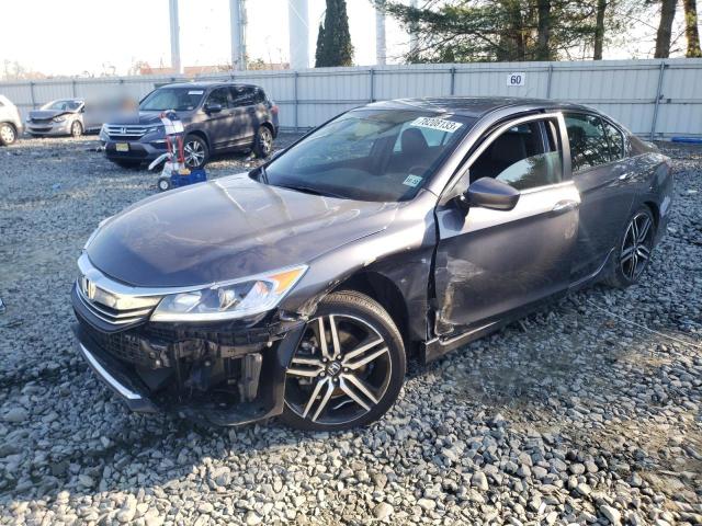 Image 1 of 2017 HONDA ACCORD SPORT 2017 with VIN 1HGCR2F55HA307639