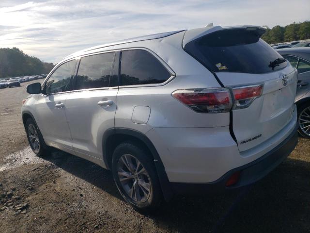 Изображение 2 2015 TOYOTA HIGHLANDER XLE 2015 с VIN 5TDJKRFH1FS127118