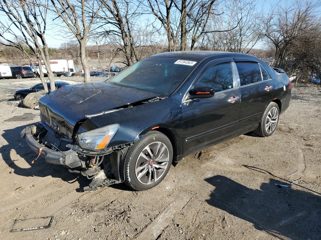 Изображение 1 2007 HONDA ACCORD EX 2007 с VIN 1HGCM66817A037498
