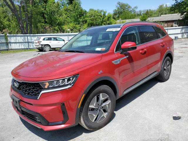 Image 1 of 2021 KIA SORENTO EX 2021 with VIN KNDRH4LG4M5033639