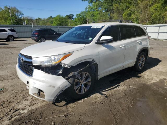 Image 1 of 2014 TOYOTA HIGHLANDER LE 2014 with VIN 5TDZKRFH4ES031162