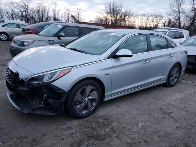 Image 1 of 2017 HYUNDAI SONATA HYBRID 2017 with VIN KMHE34L33HA068837
