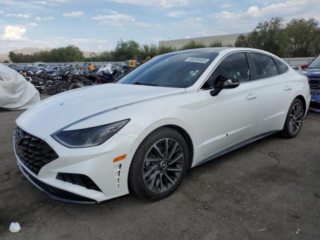 Image 1 of 2021 HYUNDAI SONATA LIMITED 2021 with VIN 5NPEH4J28MH117369