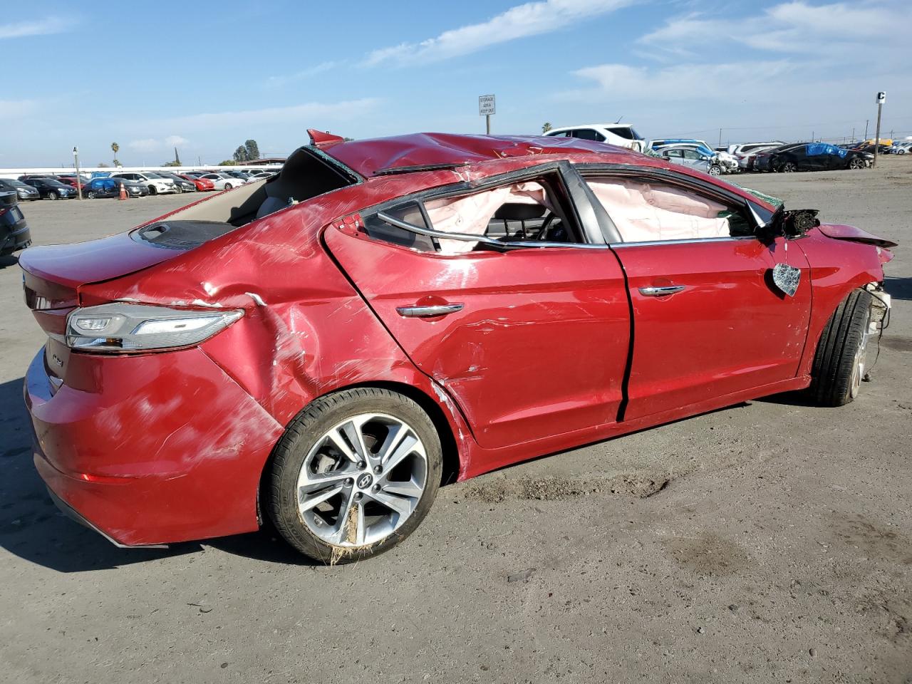 Image 3 of 2017 HYUNDAI ELANTRA SE 2017 with VIN KMHD84LFXHU263517