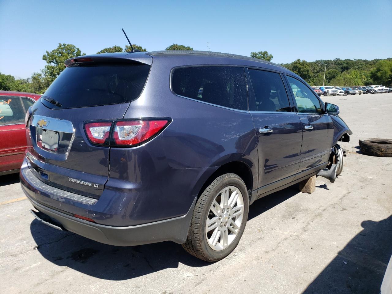 Image 3 of 2014 CHEVROLET TRAVERSE LT 2014 with VIN 1GNKVGKD5EJ297486