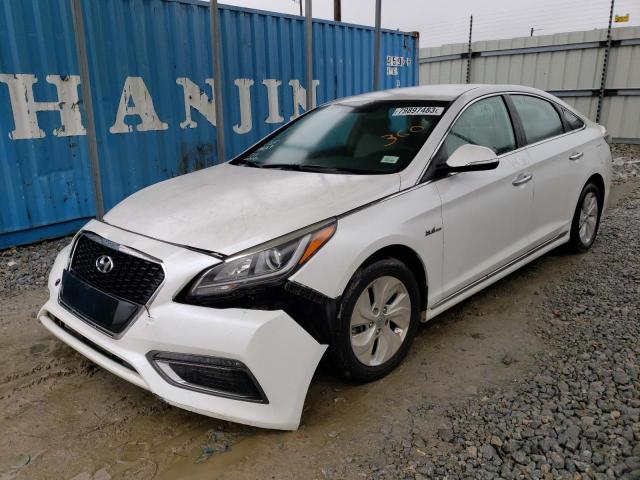Image 1 of 2016 HYUNDAI SONATA HYBRID 2016 with VIN KMHE24L11GA026098