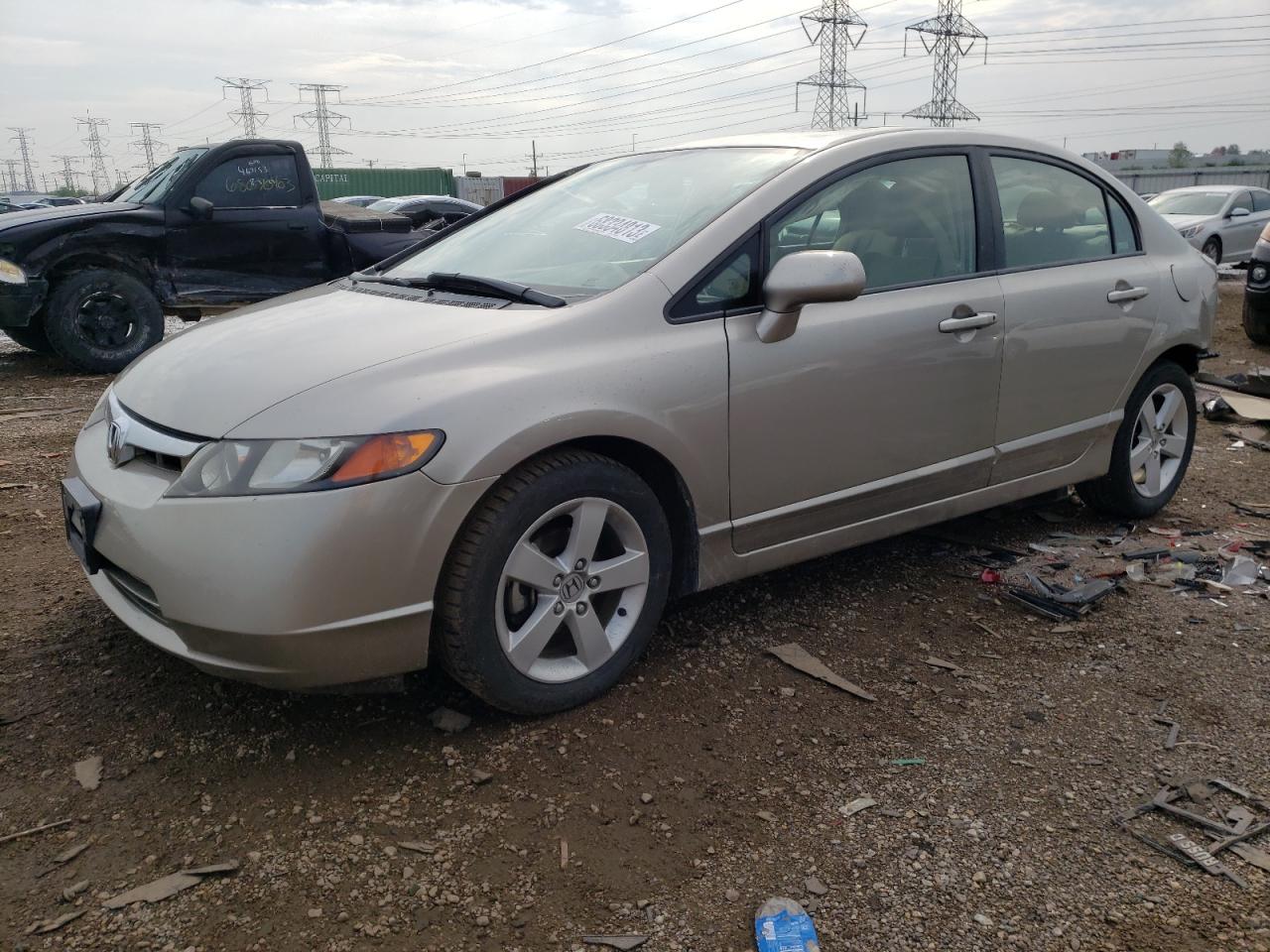 Image 1 of 2006 HONDA CIVIC EX 2006 with VIN 1HGFA168X6L061715
