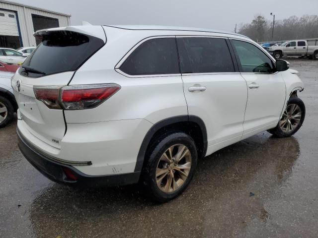 Image 3 of 2015 TOYOTA HIGHLANDER XLE 2015 with VIN 5TDKKRFH6FS072024