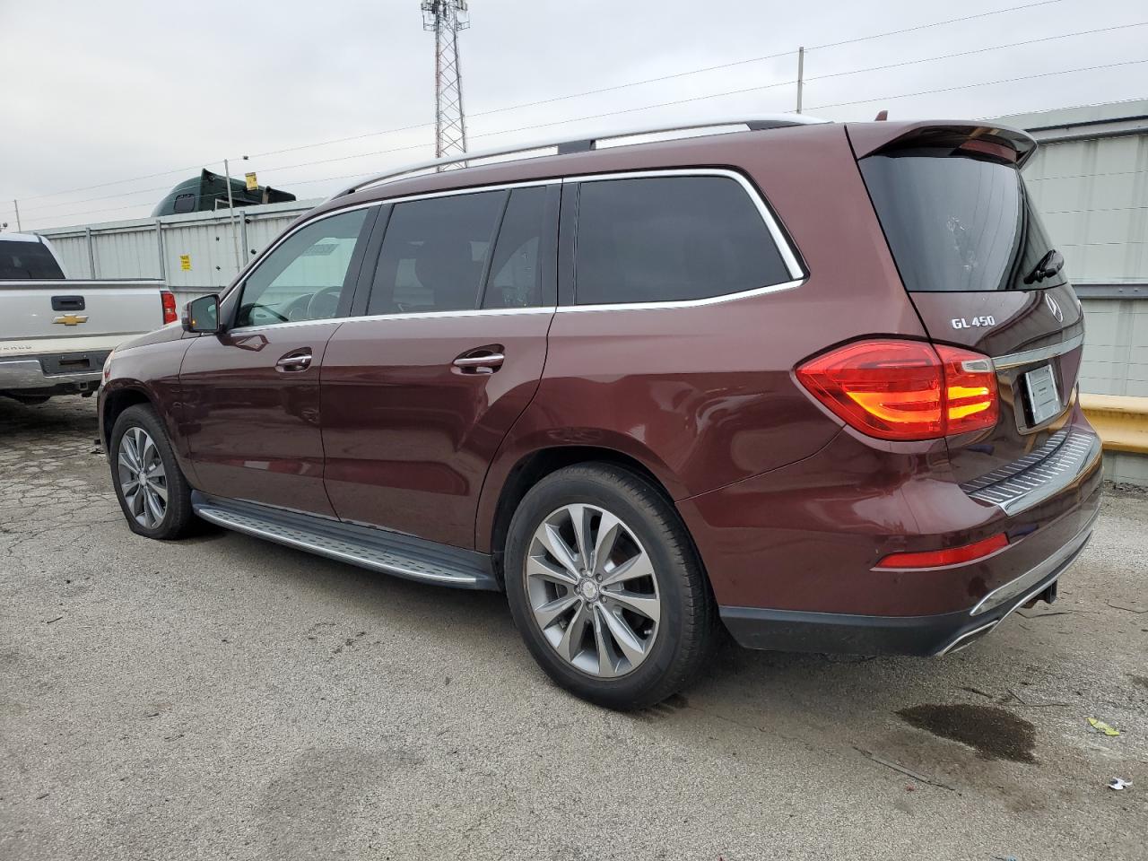 Image 2 of 2013 MERCEDES-BENZ GL 450 4MATIC 2013 with VIN 4JGDF7CE3DA129328