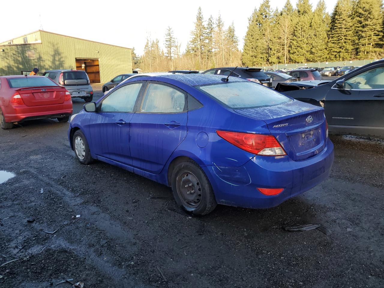 Image 2 of 2012 HYUNDAI ACCENT GLS 2012 with VIN KMHCT4AE3CU142857