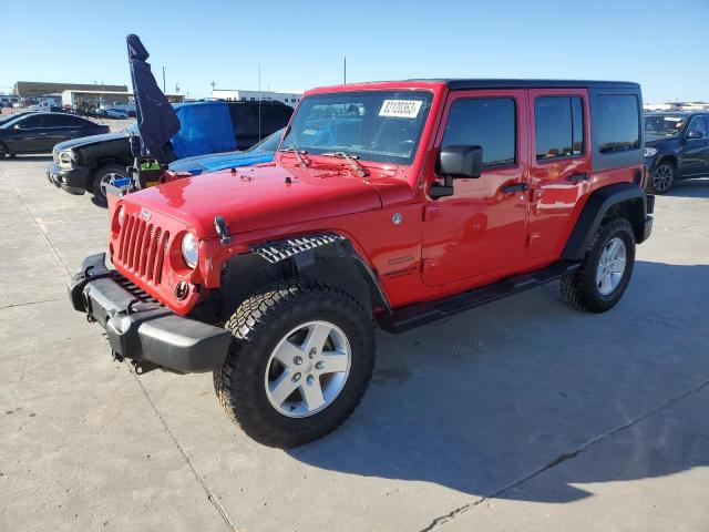 Image 1 of 2016 JEEP WRANGLER UNLIMITED SPORT 2016 with VIN 1C4BJWDG4GL146152