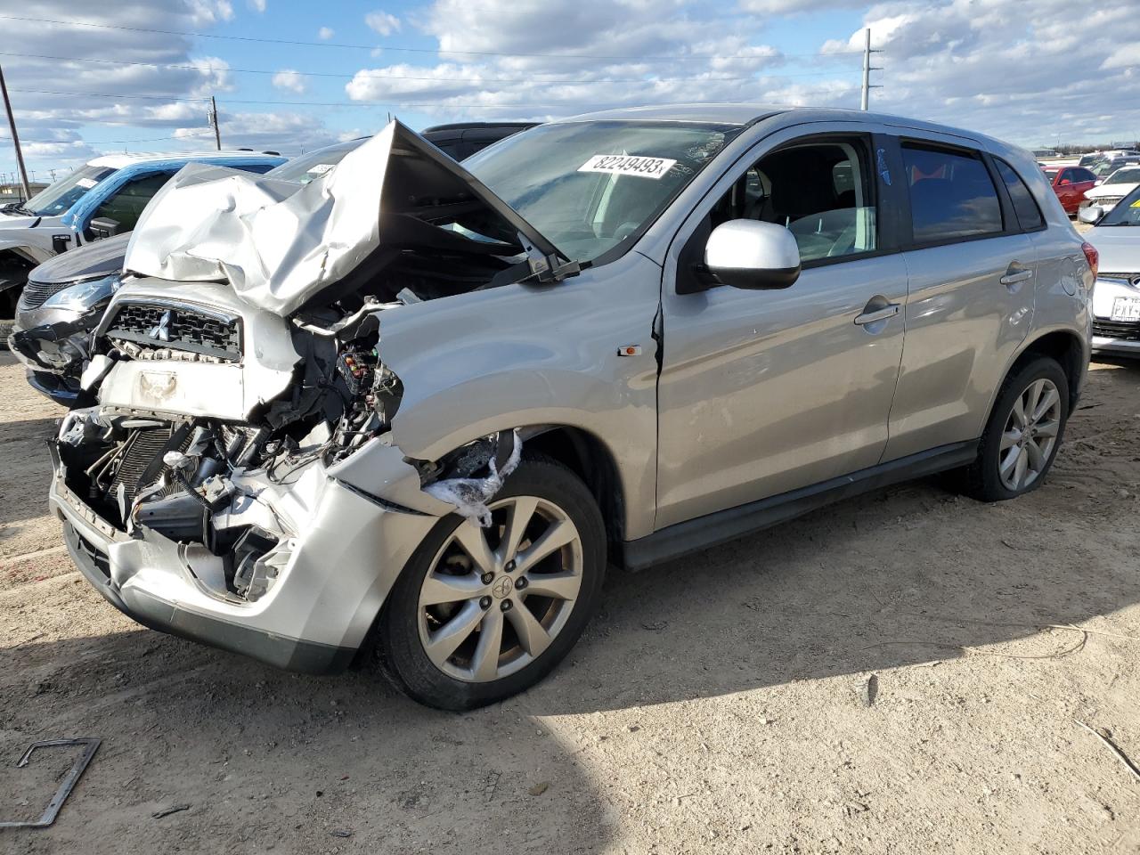 Image 1 of 2015 MITSUBISHI OUTLANDER SPORT ES 2015 with VIN 4A4AP3AU5FE058385