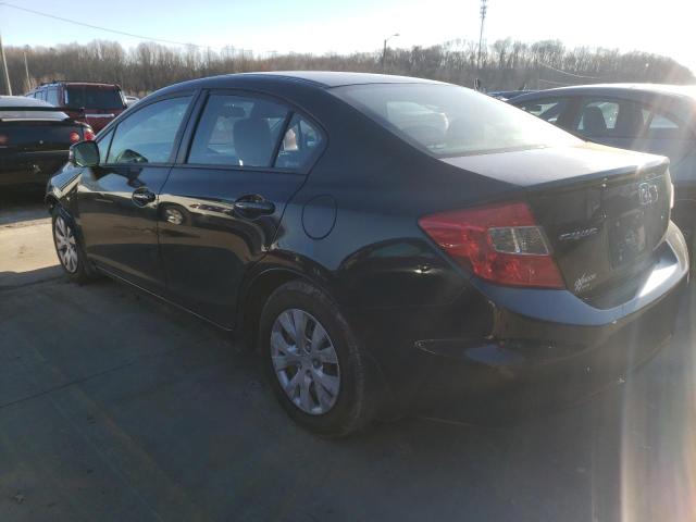 Image 2 of 2012 HONDA CIVIC LX 2012 with VIN 19XFB2F57CE049792