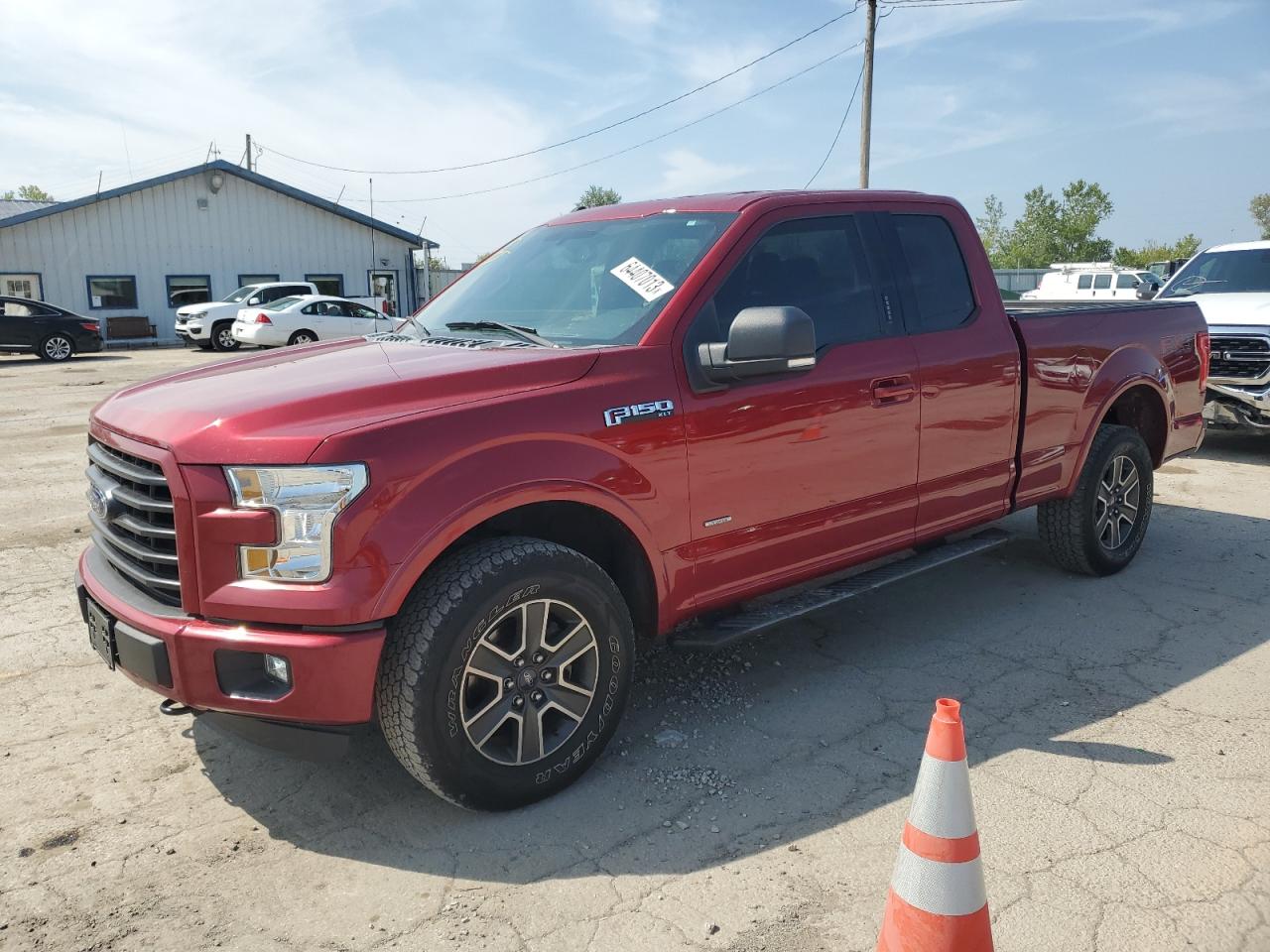Image 1 of 2016 FORD F150 SUPER CAB 2016 with VIN 1FTFX1EG6GFA09861