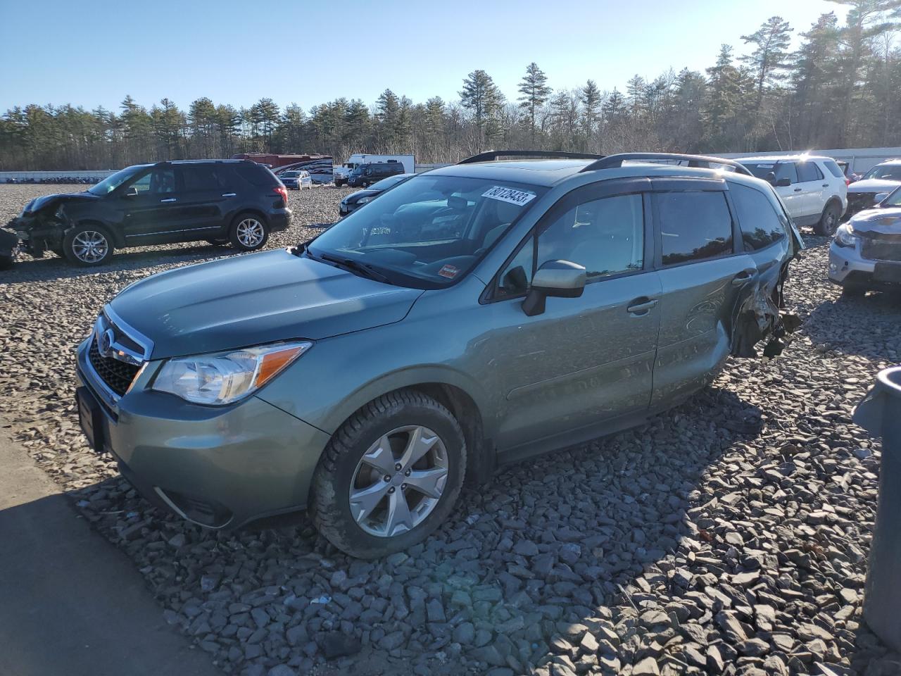 Изображение 1 2015 SUBARU FORESTER 2.5I PREMIUM 2015 с VIN JF2SJADC9FH800453